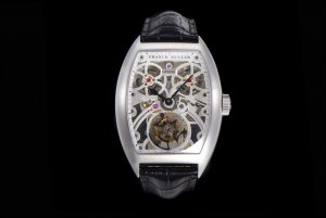 Franck Muller 55.3 * 39CINTR É E CURVEX series hollow tourbillon watch