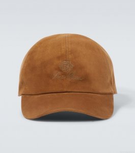 Loro PianaSuede baseball cap