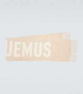 JacquemusL'Écharpefringed virgin wool scarf