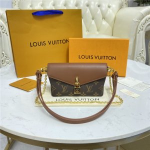 Louis Vuitton Padlock On Strap Bag Caramel