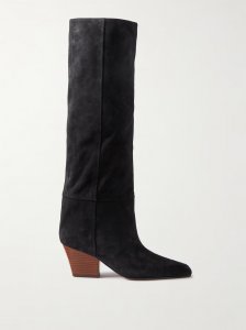 Jane suede knee boots