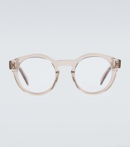 Celine EyewearRound-frame acetate glasses