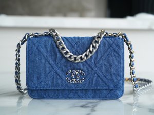 CHANEL Crossbody Bag Blue