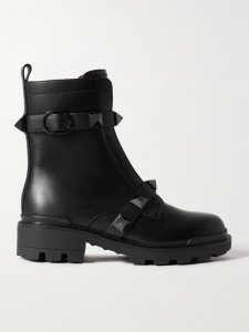 Valentino Garavani Roman Stud leather ankle boots