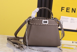 FENDI HANDBAG light brown