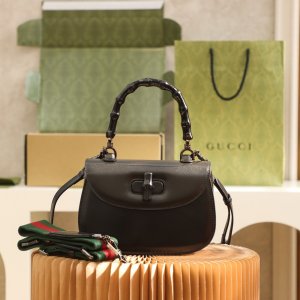 GUCCI BAMBOO 1947 SMALL TOP HANDLE BAG