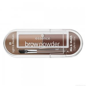 Duo De Sombras Para Sobrancelha Essence Brow Powder Cor 01 2,3 g