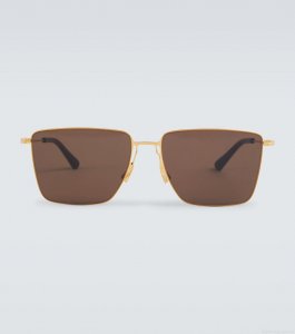 Bottega VenetaUltrathin rectangular sunglasses