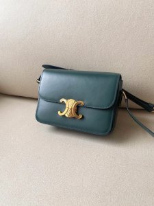 CELINE CROSSBODY BAG dark green