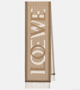 LoeweLove wool and cashmere scarf