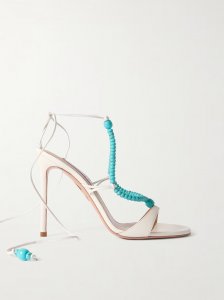 Amalfi 105 beaded leather sandals