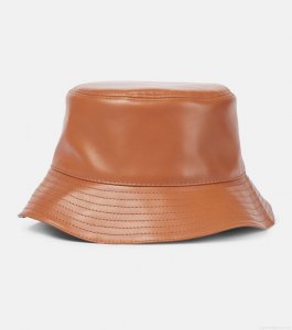 LoeweAnagram leather bucket hat