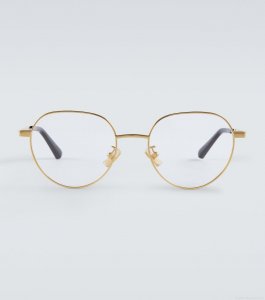 Bottega VenetaRound glasses