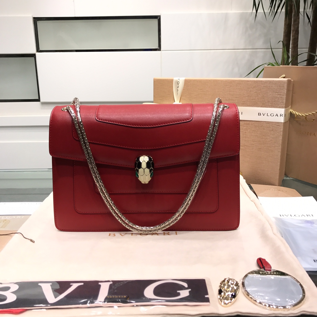 BULGARI HANDBAG red