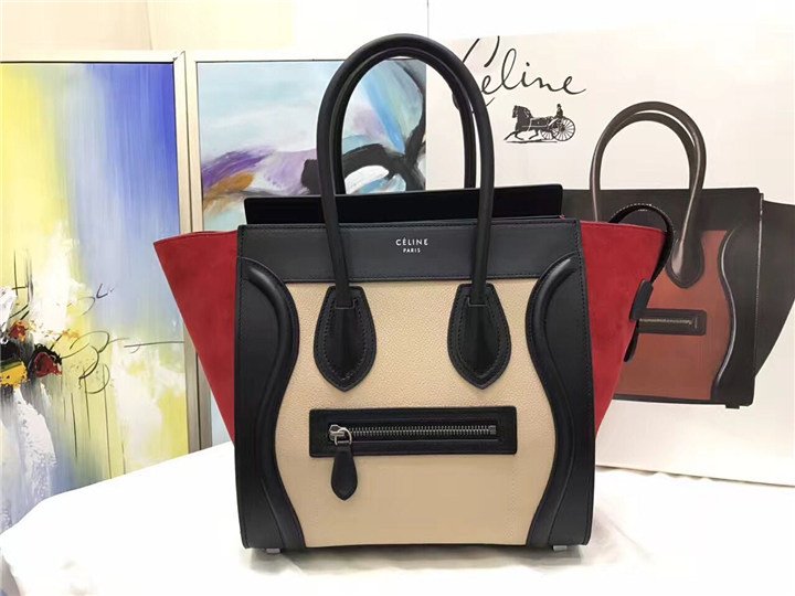 Celine Micro Luggage Tote Multicolored (Varied Colors)