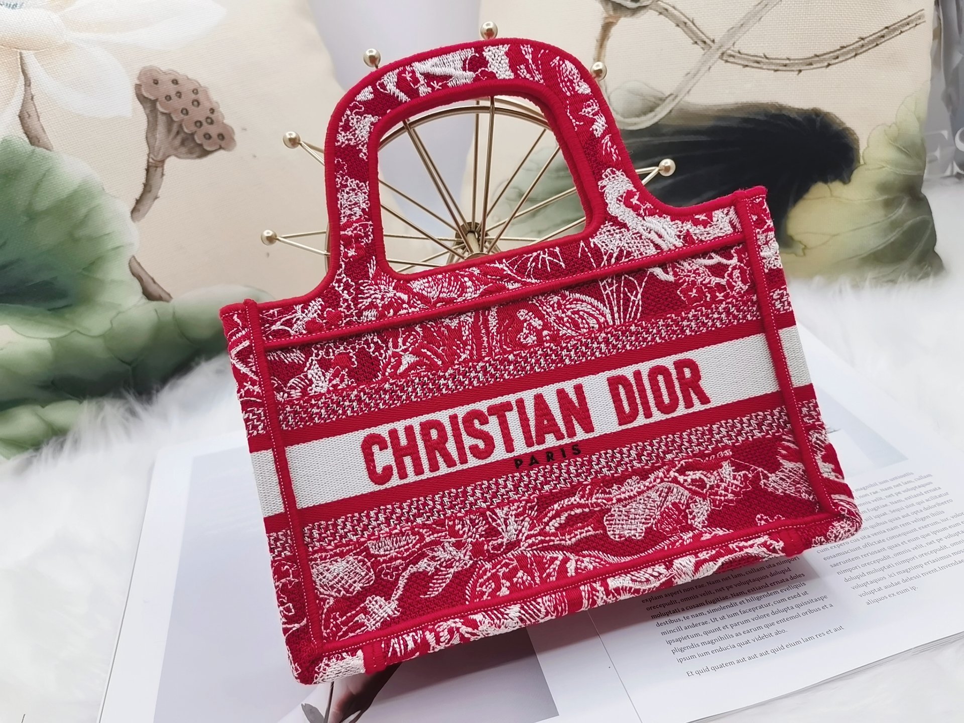 DIOR BOOK TOTE BAG