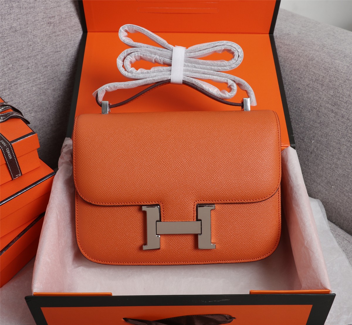 HERMES HANDBAG orange