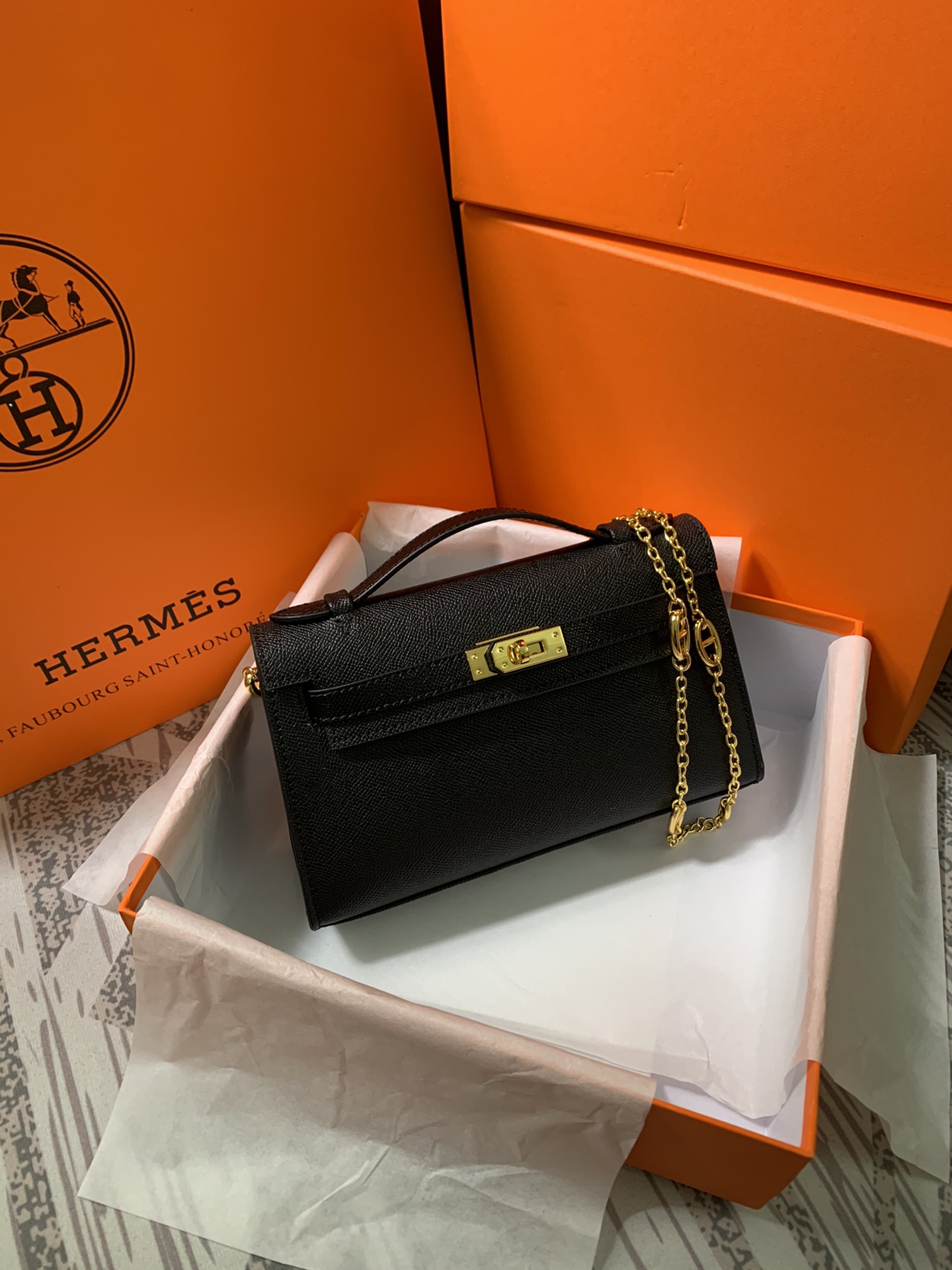 HERMES CROSSBODY BAG black