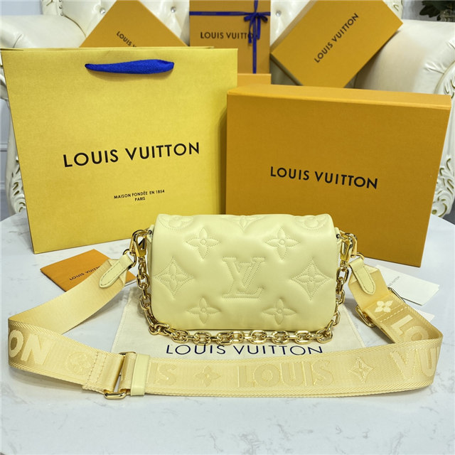 Louis Vuitton Wallet on Strap Bubblegram Banane