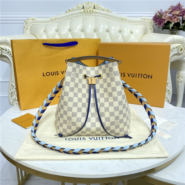 Louis Vuitton NeoNoe MM Damier Azur Canvas Blue