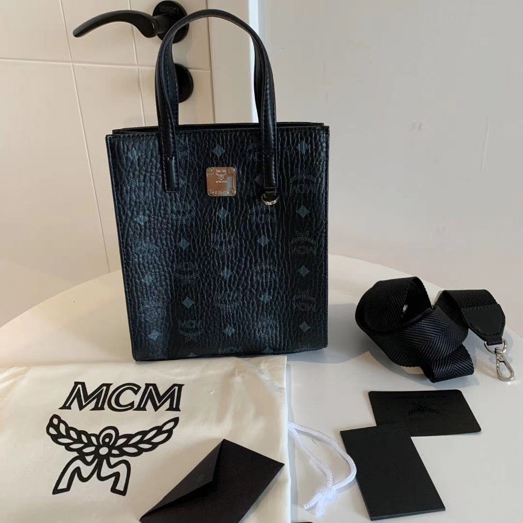 MCM WORLDWIDE HANDBAG black