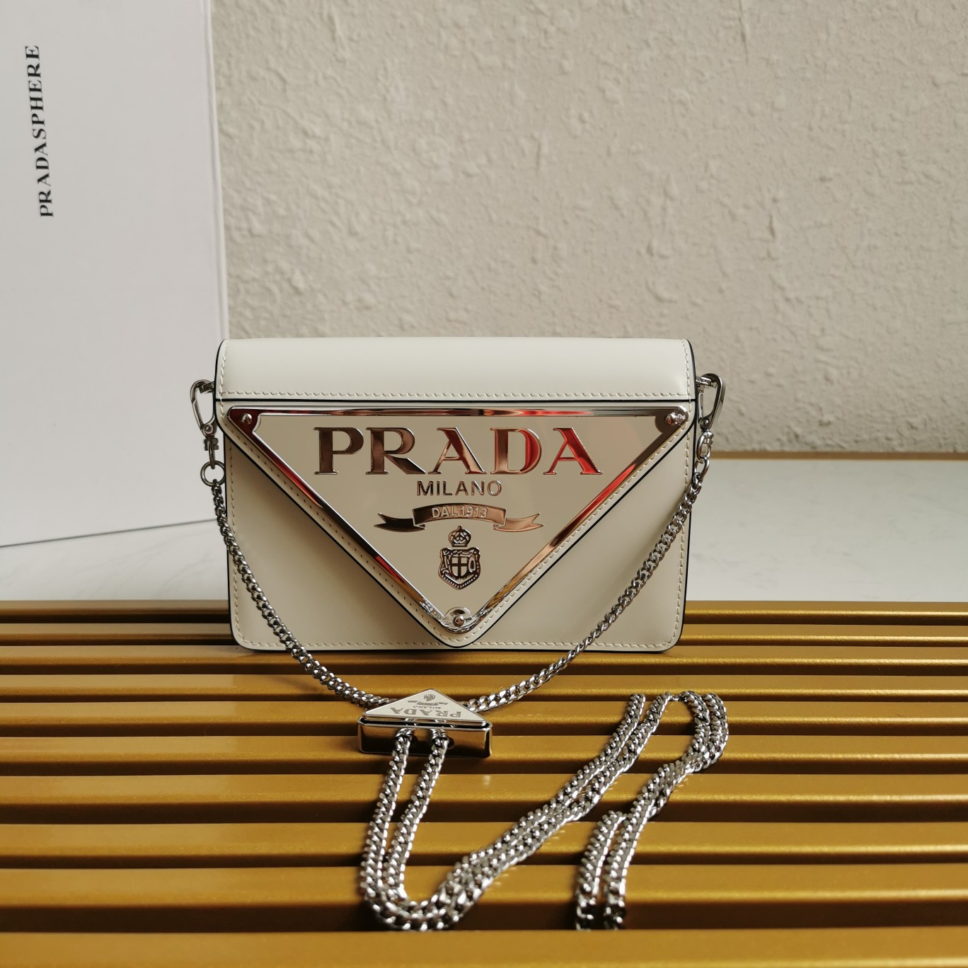 PRADA crossbody bag Mario white