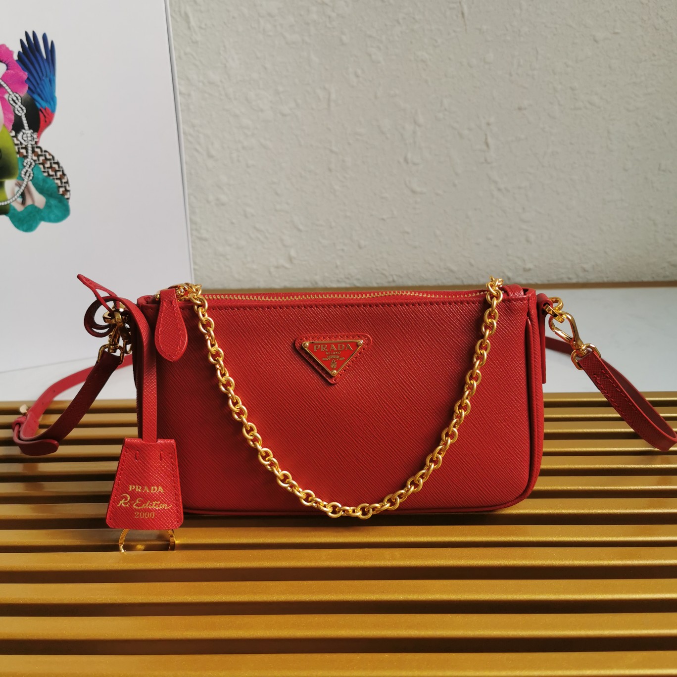 PRADA CROSSBODY BAG red