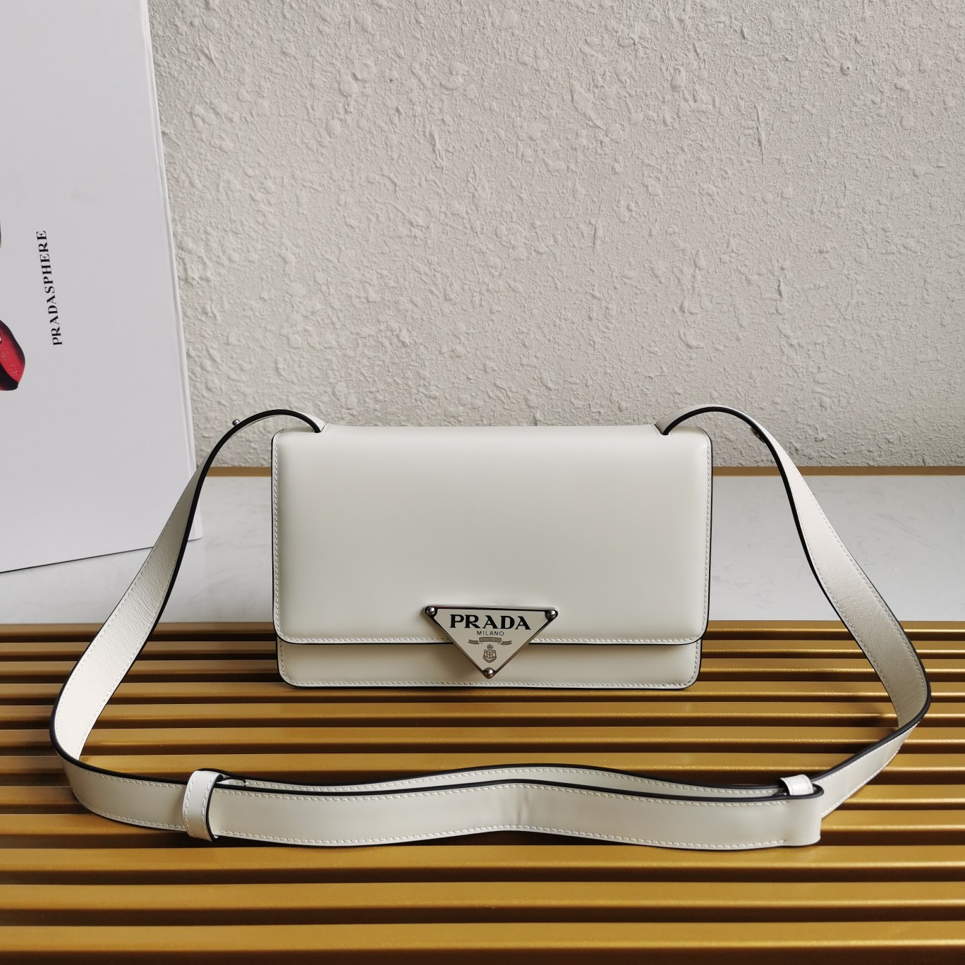 PRADA CROSSBODY BAG white