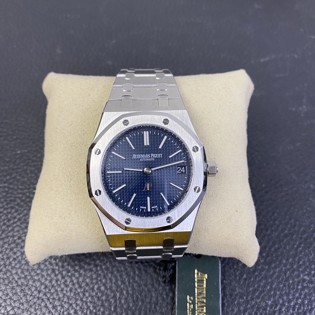 Audemars Piguet Royal Oak 15202IP.OO.1240IP.01 Ultra-Thin Smoked Blue Custom Limited Edition Watch