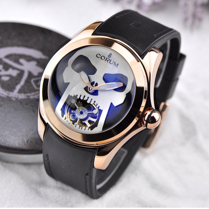 CORUM Bubble series floating tourbillon watch