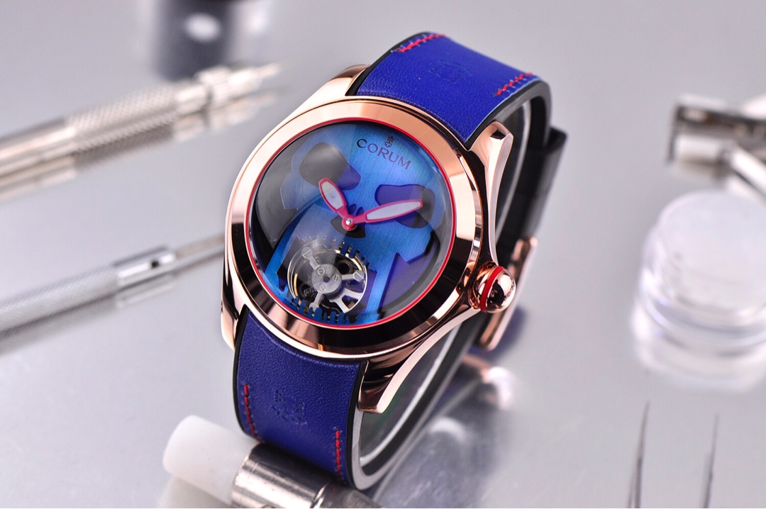 CORUM Bubble series floating tourbillon watch