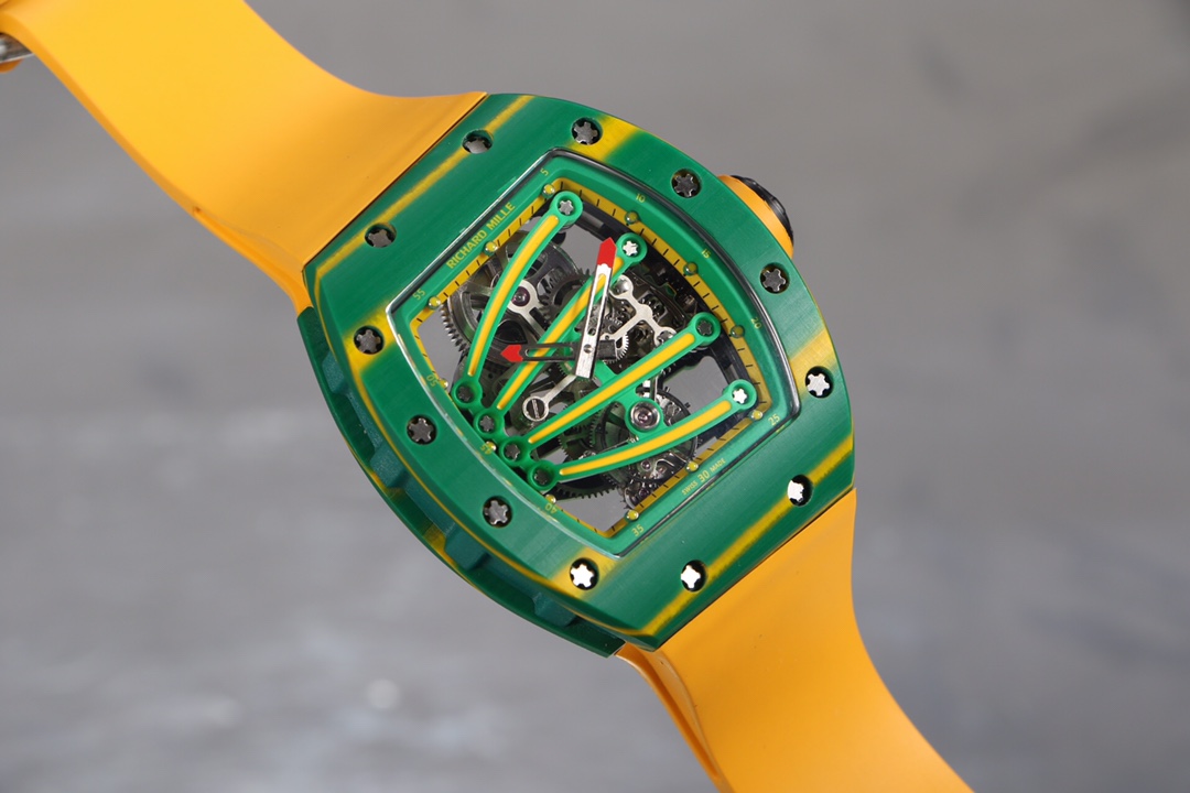 Richard Mille RM59-01 Carbon Fiber Collection Tourbillon Green Lizard Watch