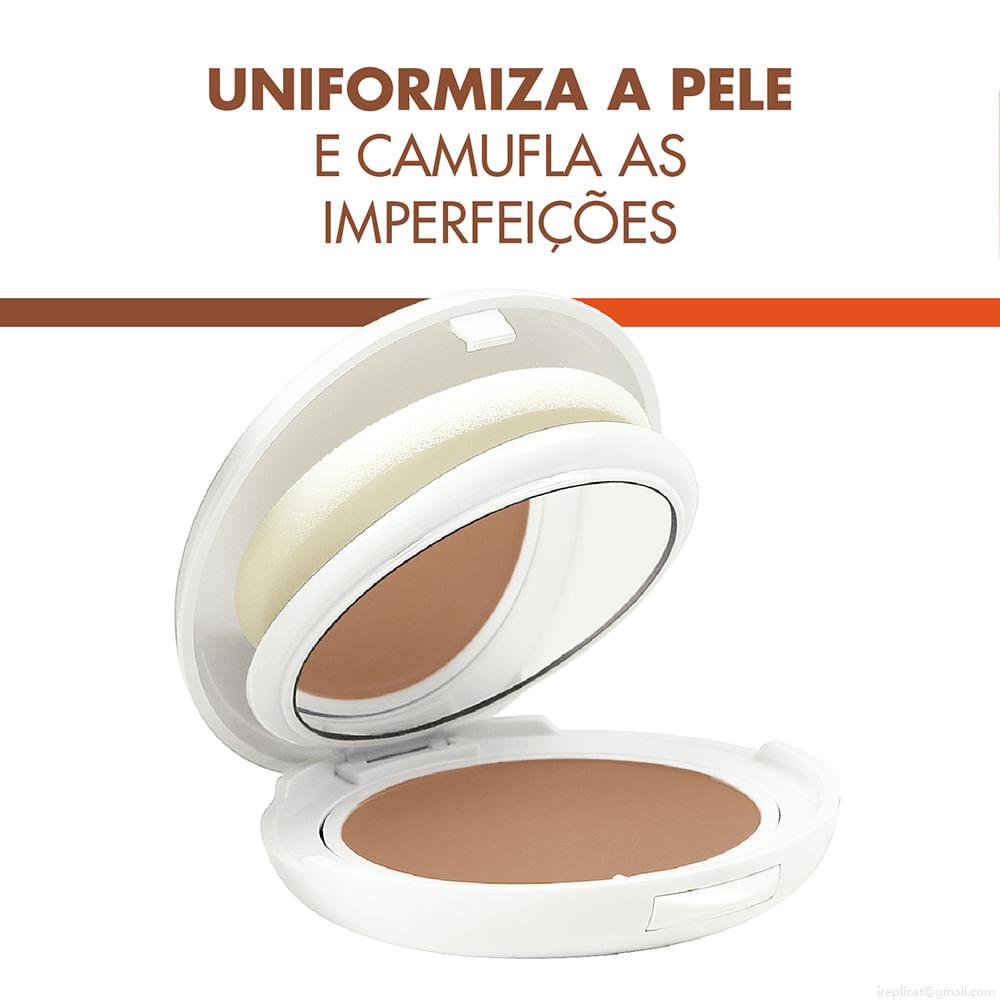 Base Compacta em Pó 2 em 1 Avène Haute Protection FPS 50 Doré 10 g