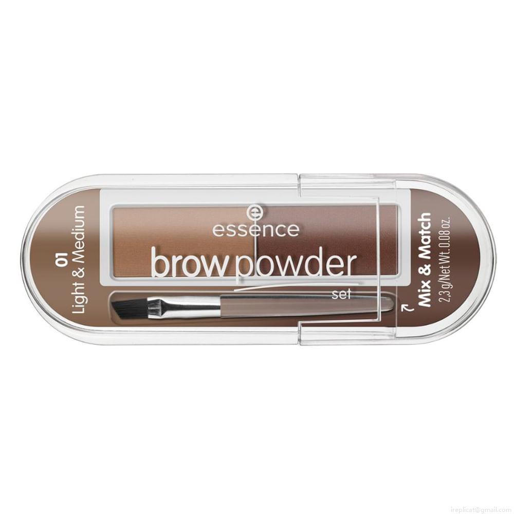 Duo De Sombras Para Sobrancelha Essence Brow Powder Cor 01 2,3 g