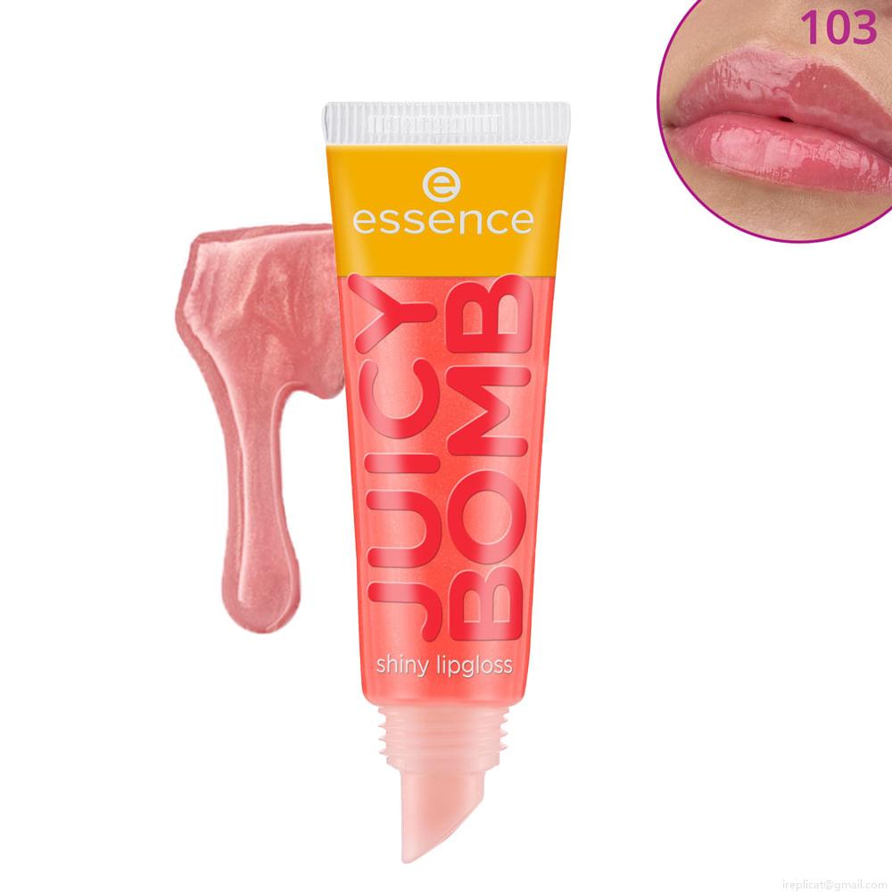 Gloss Labial Líquido Cintilante Essence Juicy Bomb 103 Proud Papaya 10 ml