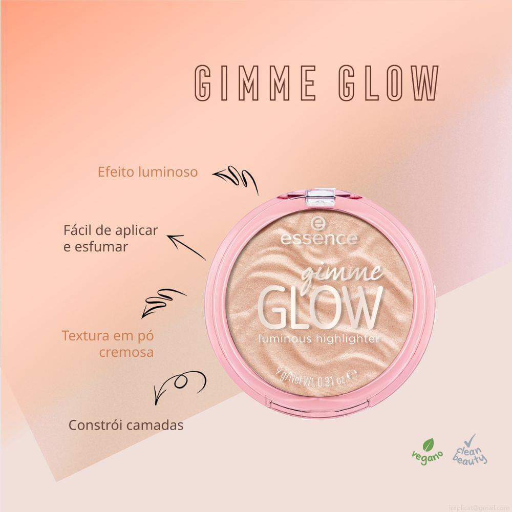 Iluminador Compacto em Pó Essence Gimme Glow 10 Nude 9 g