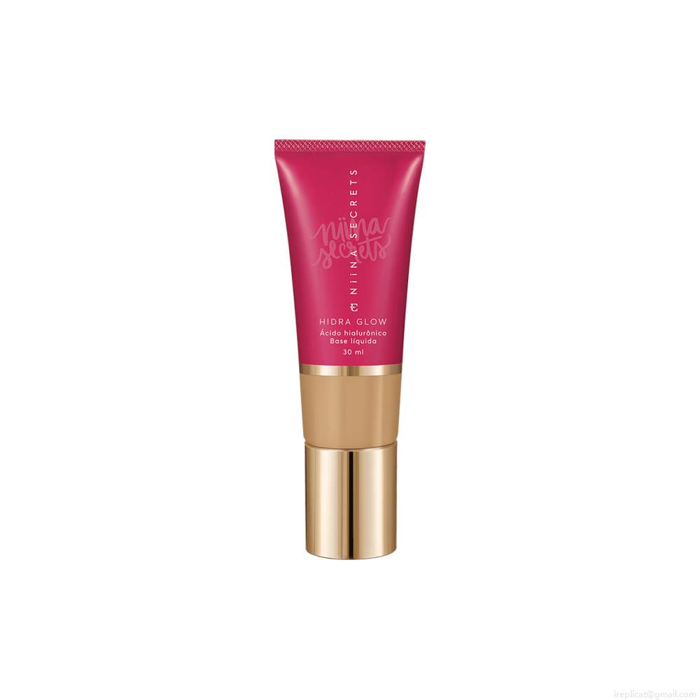 Base Líquida Natural Eudora Niina Secrets Hidra Glow 40 30 ml