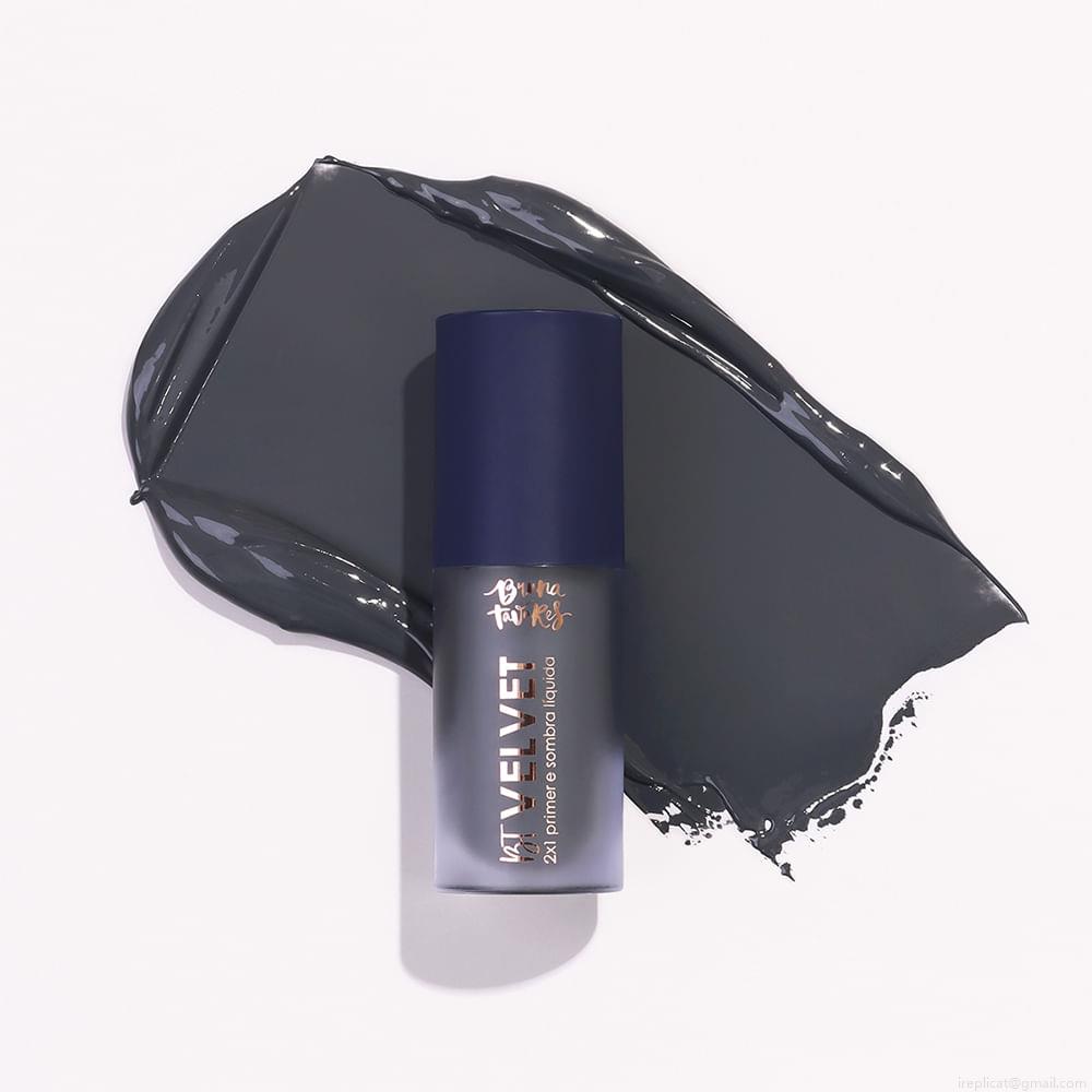 Sombra Líquida e Primer 2x1 Bruna Tavares BT Velvet Grey 6 ml