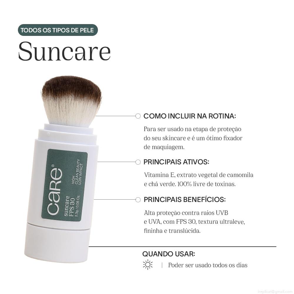 Protetor Solar em Pó Care Natural Beauty Suncare Powder FPS 30 2,3 g