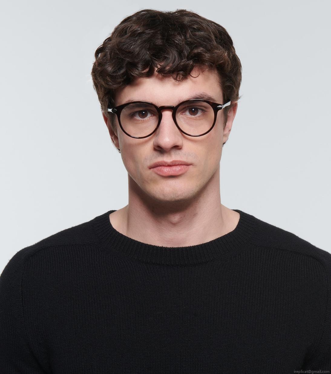 Dior EyewearDiorBlackSuitO R6I round glasses