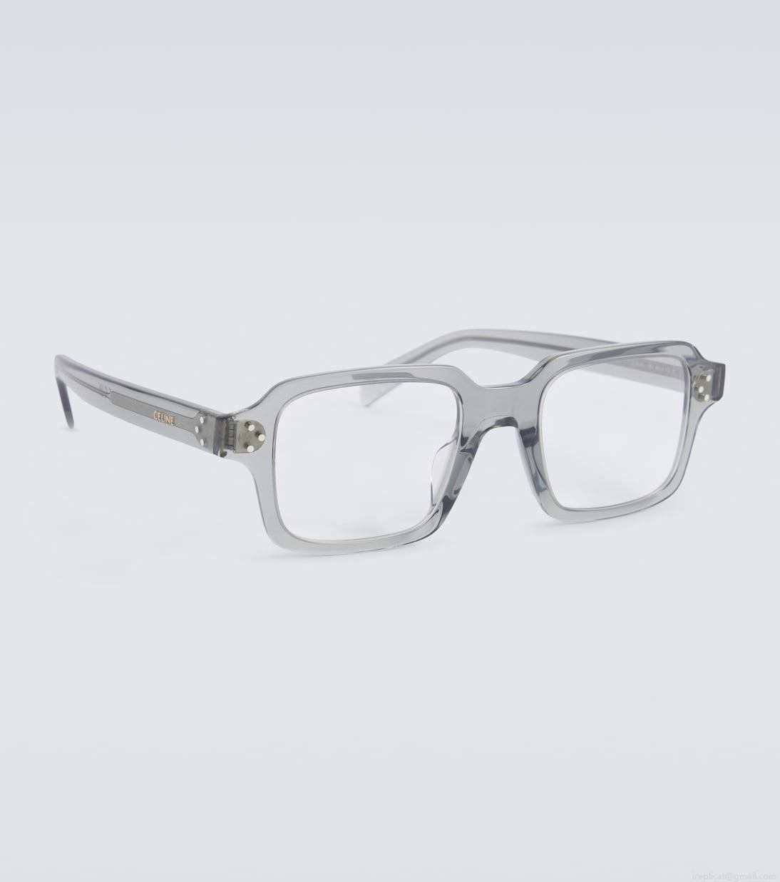 Celine EyewearBold 3 Dots square glasses