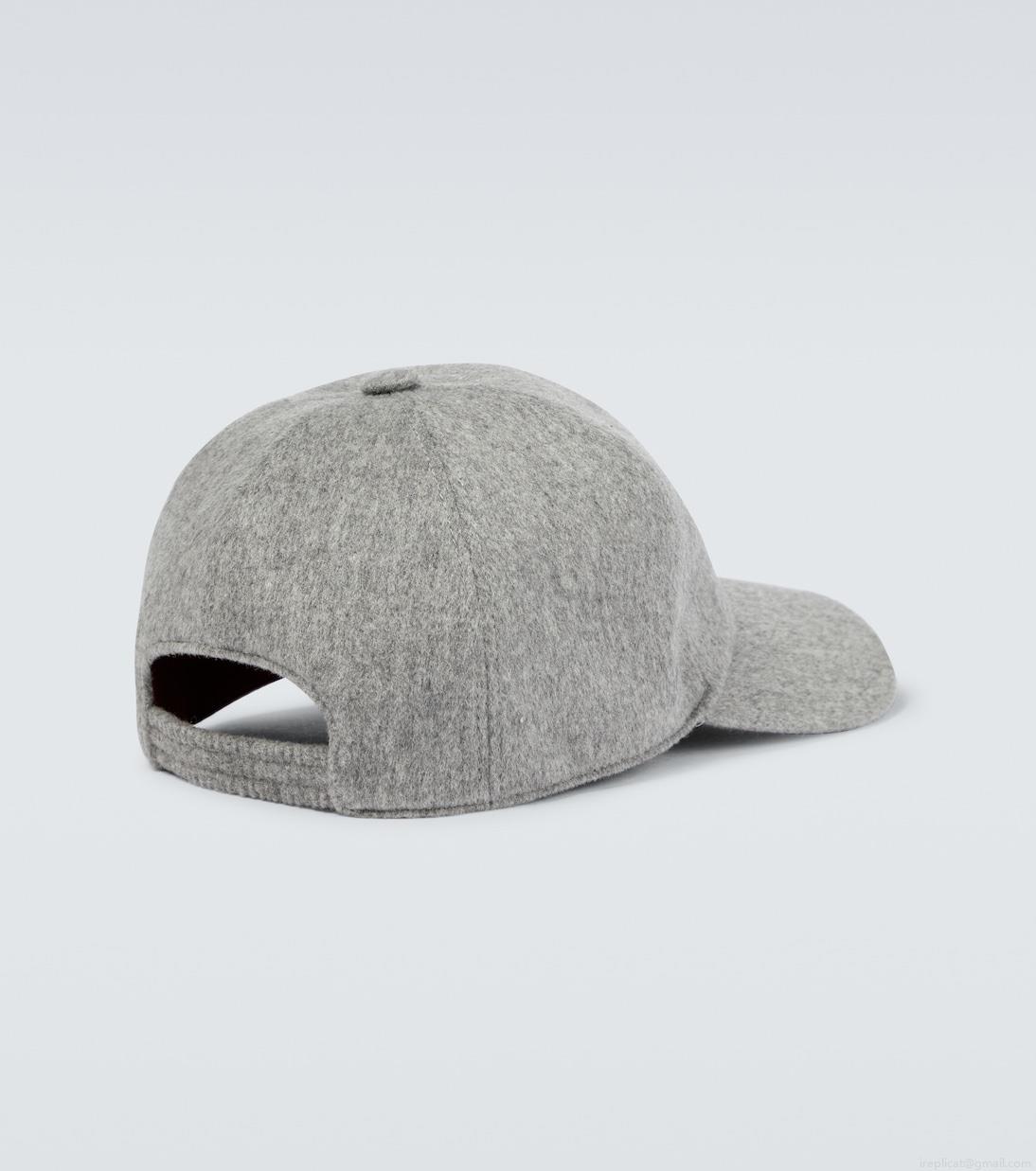 Loro PianaLogo cashmere baseball cap