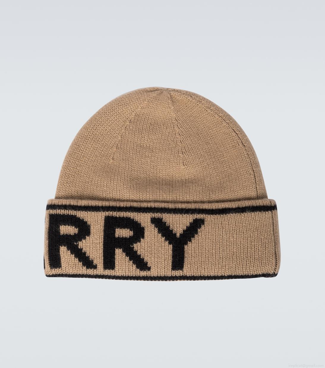 BurberryLogo intarsia cashmere beanie