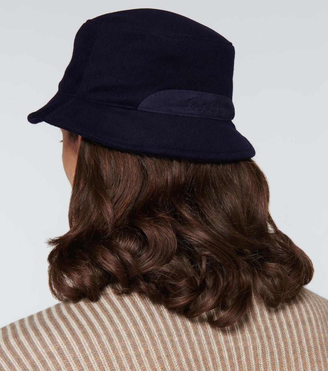 Loro PianaCashmere bucket hat