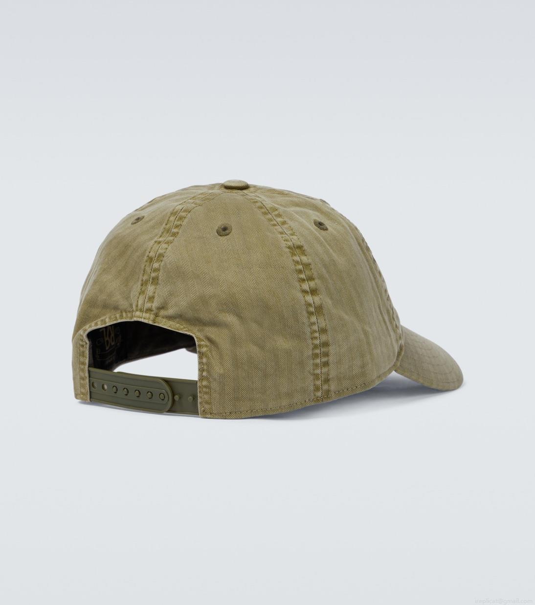 RRLEmbroidered cotton cap