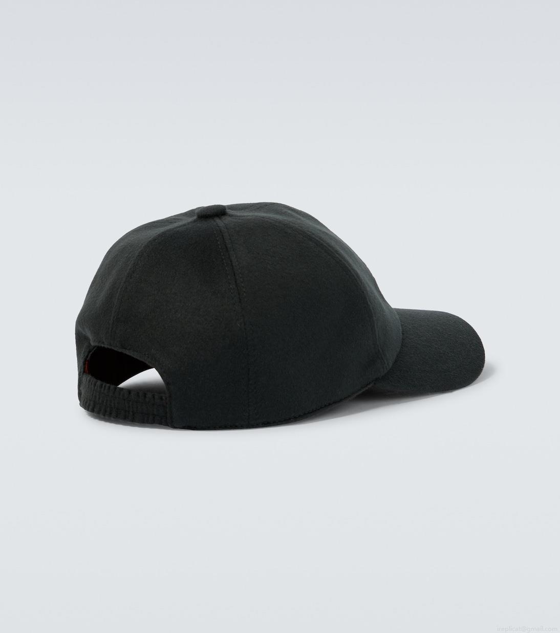 Loro PianaLogo cashmere baseball cap