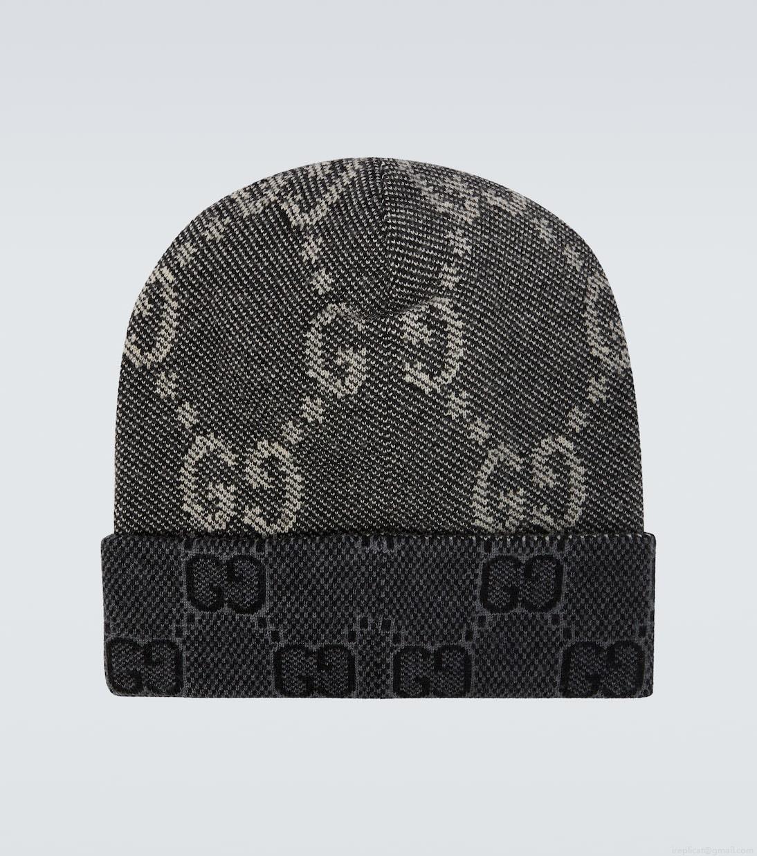 GucciGG jacquard wool beanie