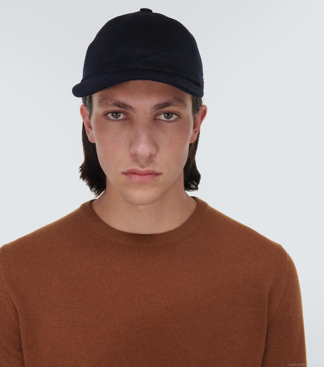 ZegnaCashmere baseball cap