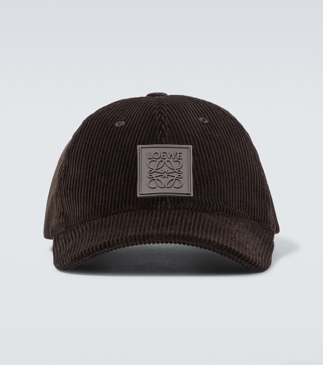 LoeweAnagram corduroy baseball cap