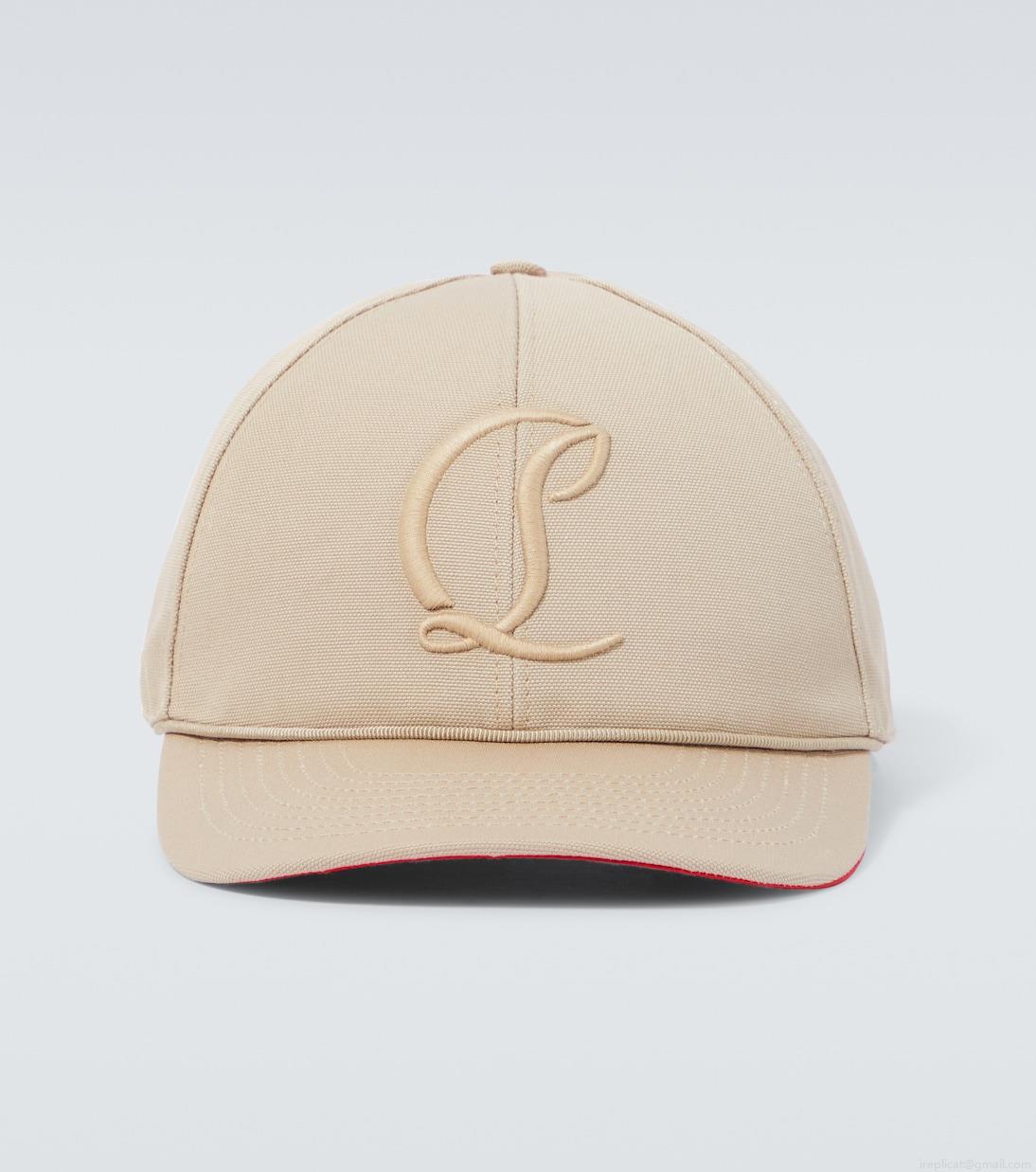 Christian LouboutinMooncrest cotton baseball cap